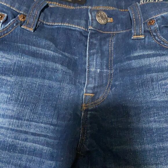 J. Crew | Indigo Denim Raw Hem Jean Shorts | 26 - Picture 7 of 7